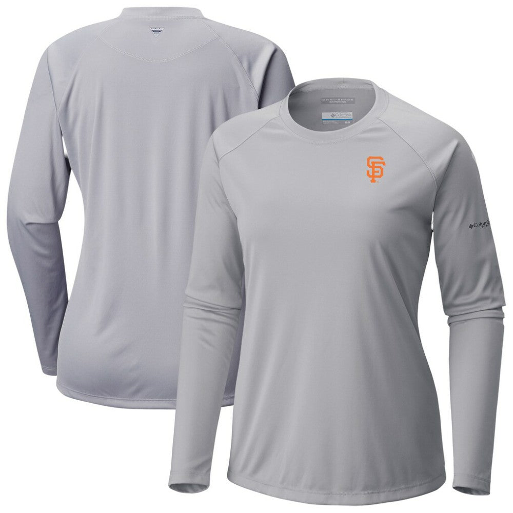 San Francisco Giants Tidal Tee II Long Sleeve T-Shirt - Gray | Columbia
