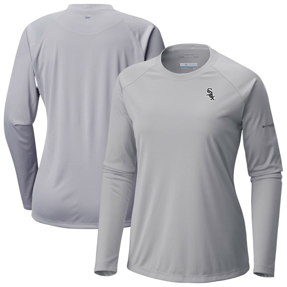 Chicago White Sox Tidal Tee II Long Sleeve T-Shirt - Gray | Columbia