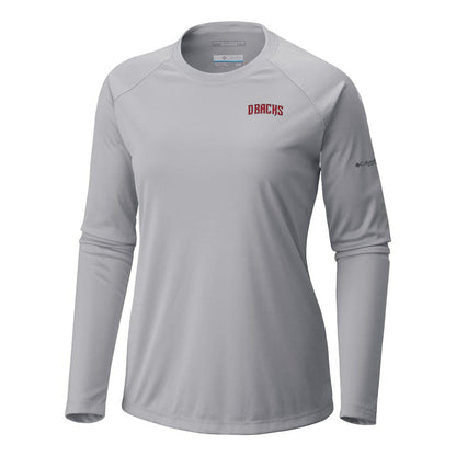 Arizona Diamondbacks Tidal Tee II Long Sleeve T-Shirt - Gray | Columbia
