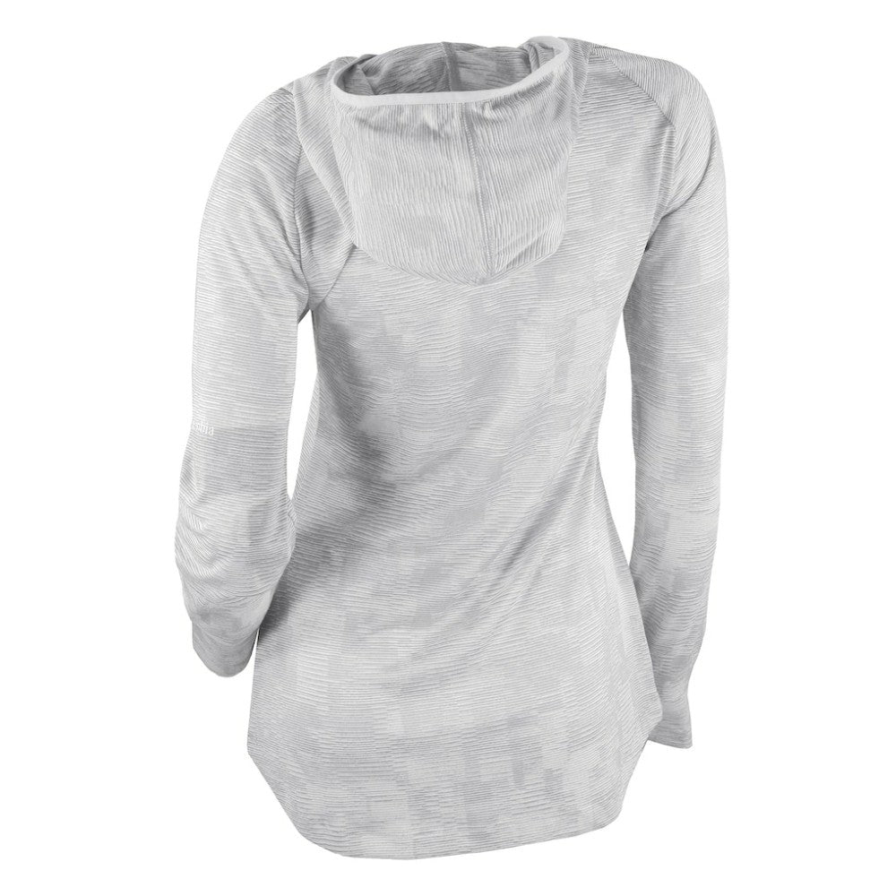 Washington Nationals Women's Omni-Wick Sunday Ball Raglan Pullover Hoodie - White | Columbia