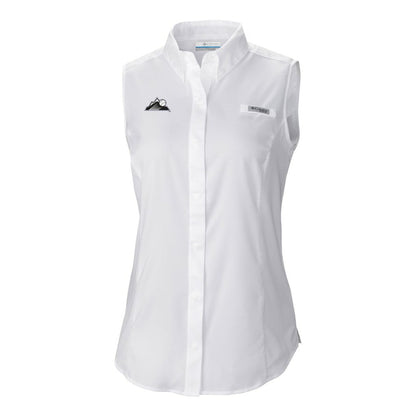 Colorado Rockies Women's Tamiami Sleeveless Shirt - White | Columbia