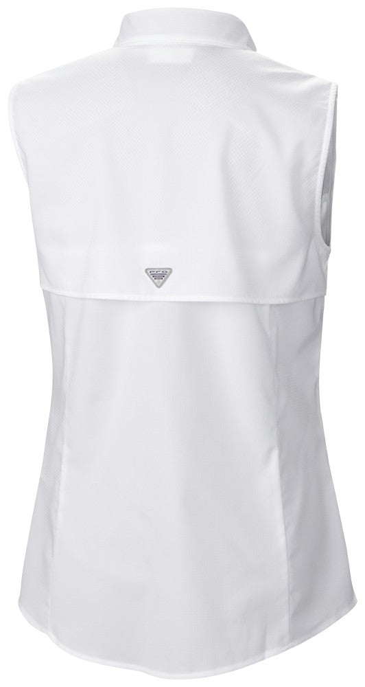 Houston Astros Women's Tamiami Sleeveless Shirt - White | Columbia