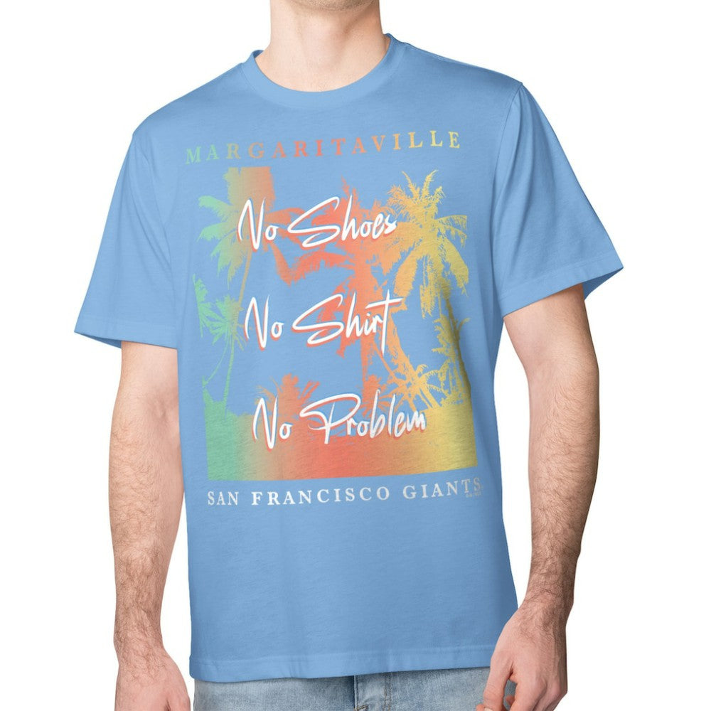 San Francisco Giants Margaritaville No Shirt, No Shoes, No Problem T-Shirt - Blue