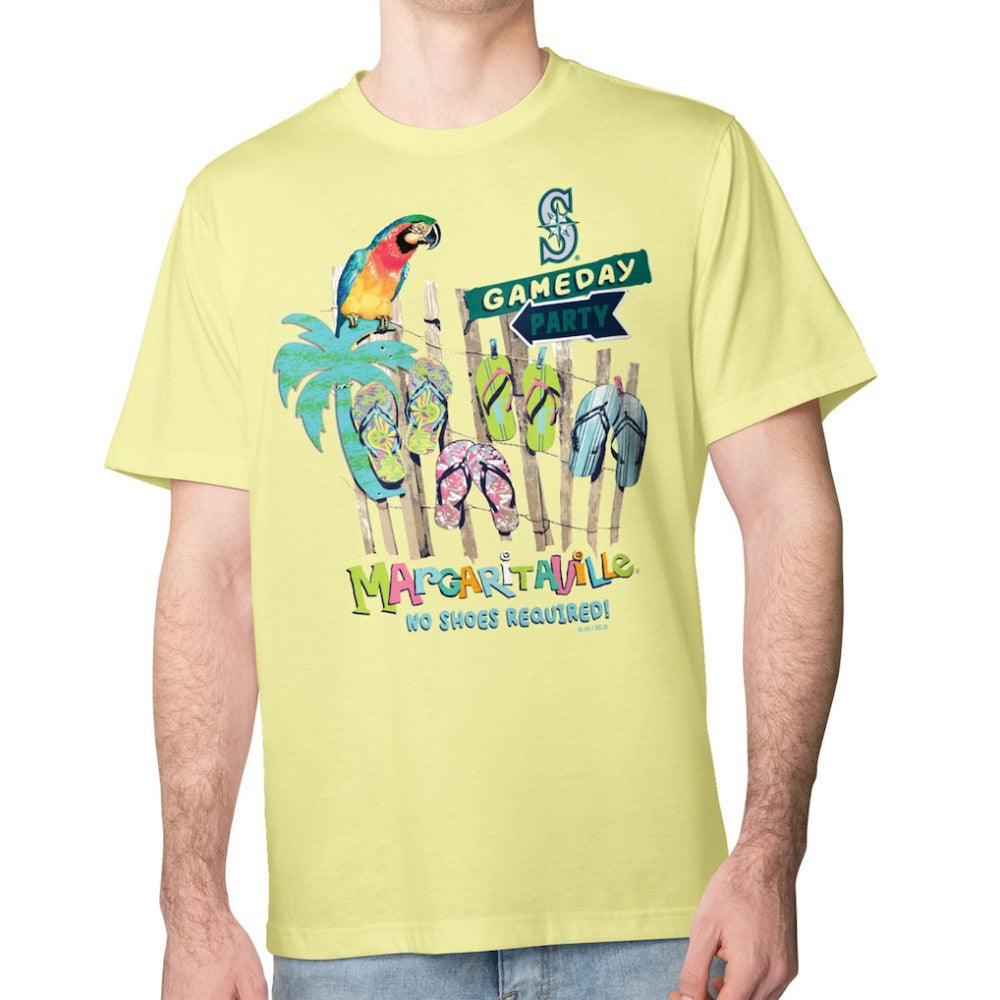 Seattle Mariners Margaritaville Gameday Party T-Shirt - Yellow