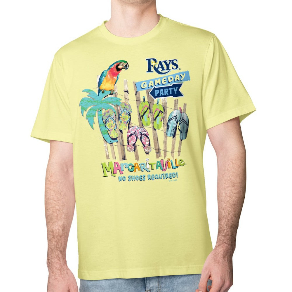 Tampa Bay Rays Margaritaville Gameday Party T-Shirt - Yellow