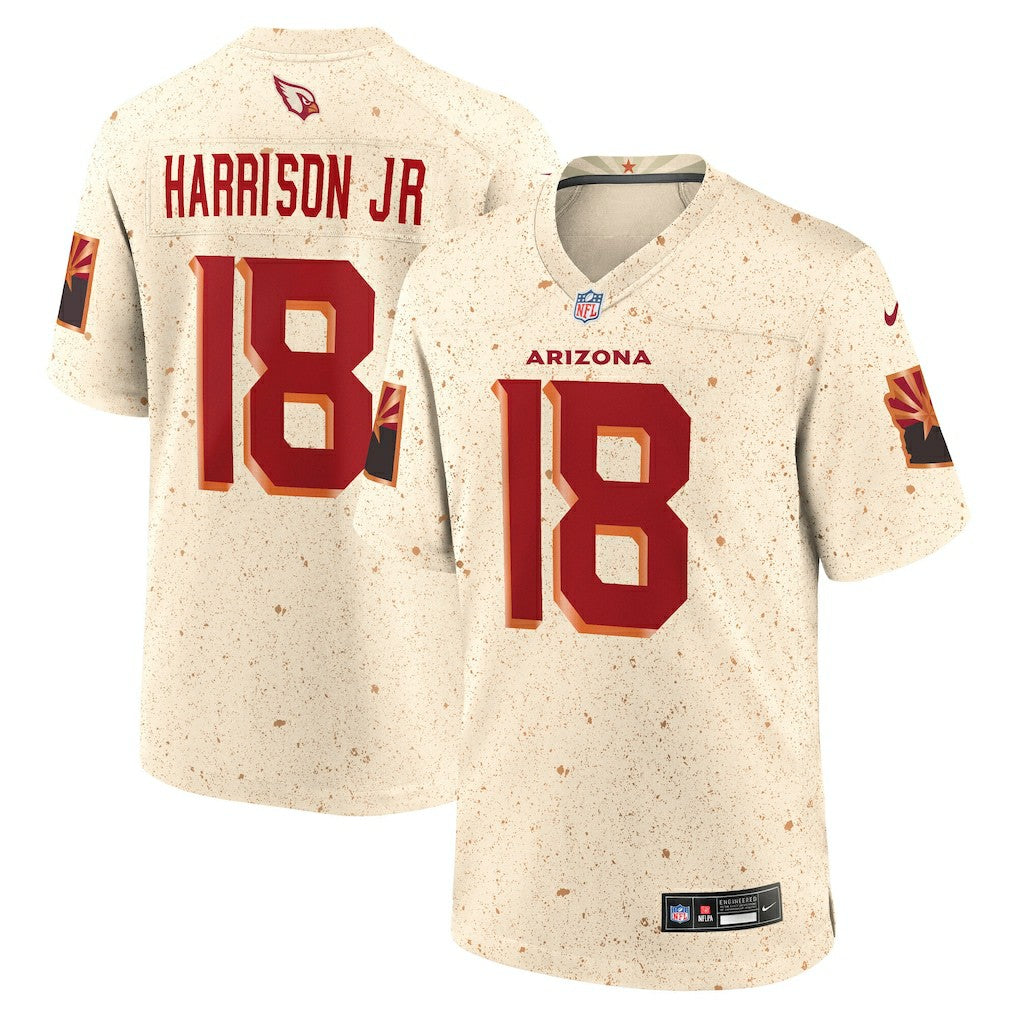 Marvin Harrison Jr. Arizona Cardinals 2025 Rivalries Collection Game Jersey - Natural | Nike on sale