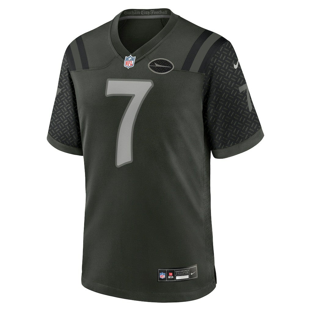 Justin Fields New York Jets 2025 Rivalries Collection Game Jersey - Gotham Green | Nike discount