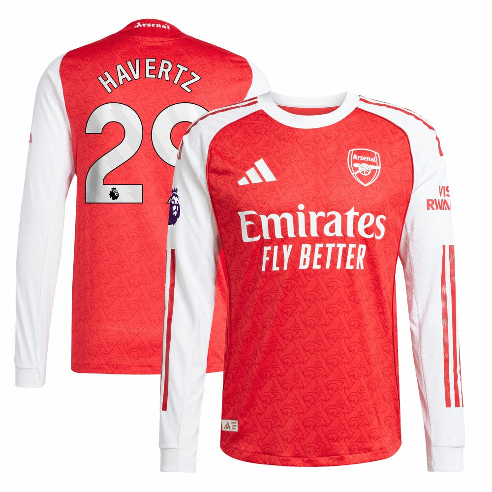 Kai Havertz Arsenal 2025/26 Home Long Sleeve Player Jersey - Red | Adidas online