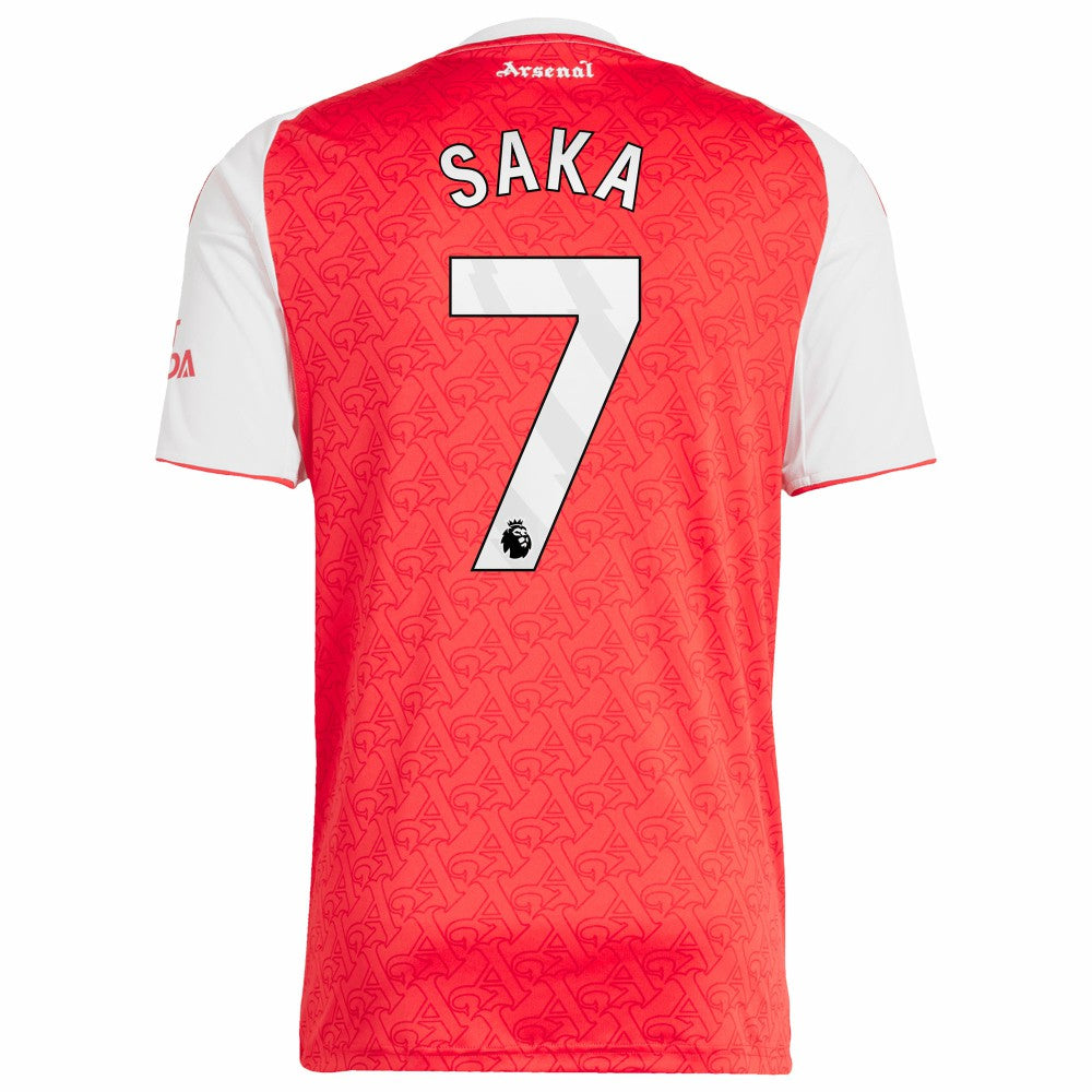 Bukayo Saka Arsenal 2025/26 Home Replica Player Jersey - Red | Adidas shop