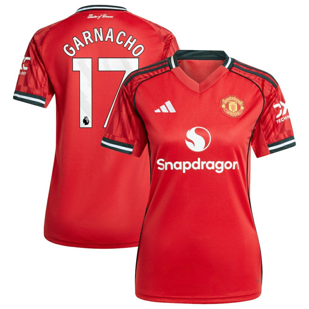 Alejandro Garnacho Manchester United Women's Home 2025/26 Replica Player Jersey - Red | Adidas cheap