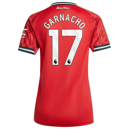 Alejandro Garnacho Manchester United Women's Home 2025/26 Replica Player Jersey - Red | Adidas cheap