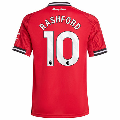 Marcus Rashford Manchester United Youth Home 2025/26 Replica Player Jersey - Red | Adidas on sale