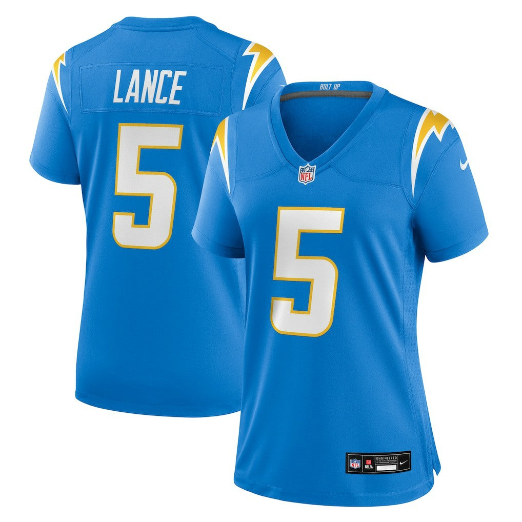 Trey Lance Los Angeles Chargers Women's Team Game Jersey - Powder Blue | Nike discount