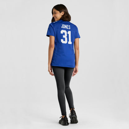 Nic Jones New York Giants Women's Team Game Jersey - Royal | Nike cheap
