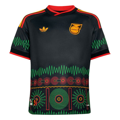 Jamaica National Team Youth 2026 Replica Jersey - Black | Adidas for sale