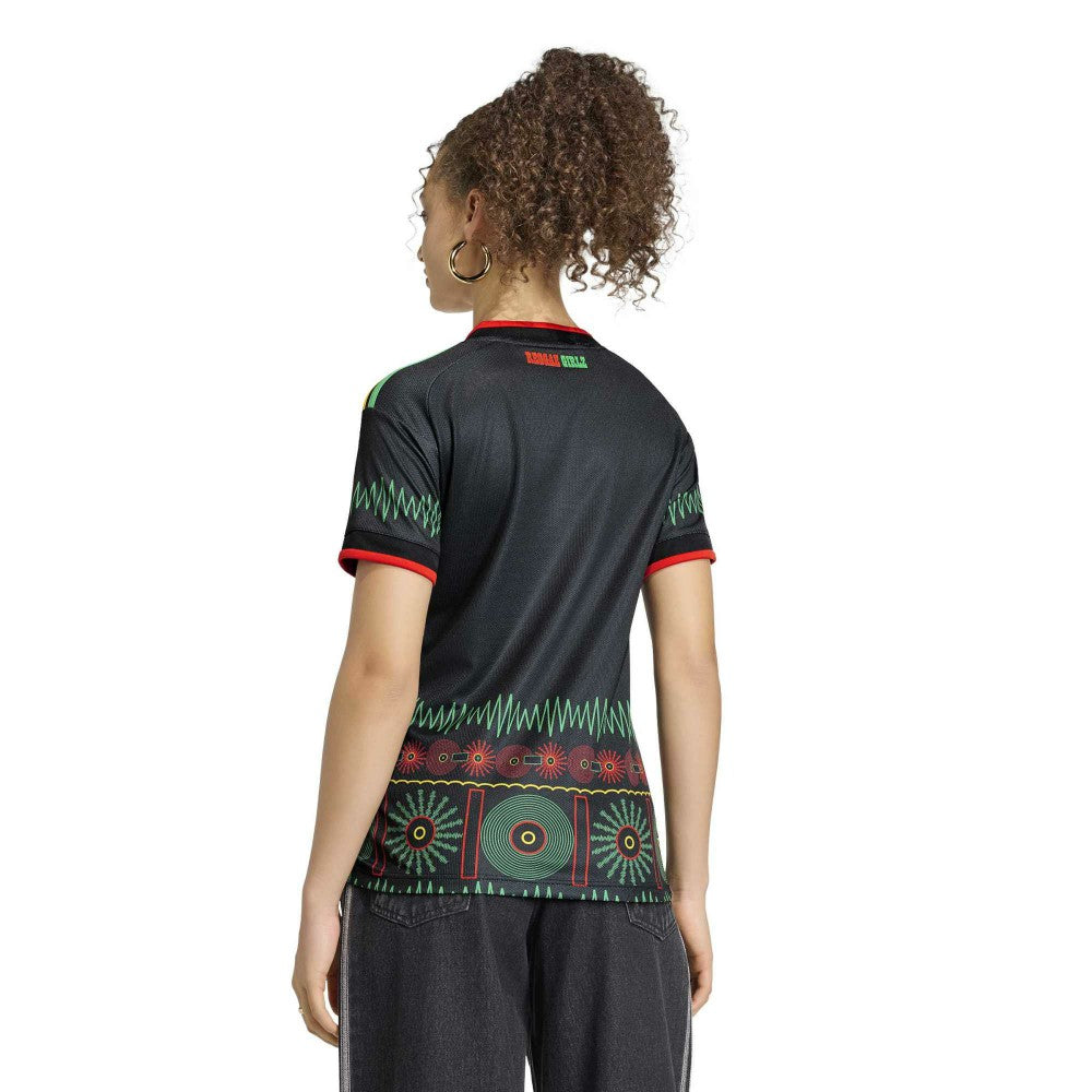 Jamaica National Team Women's 2026 Away Replica Jersey - Black | Adidas sale