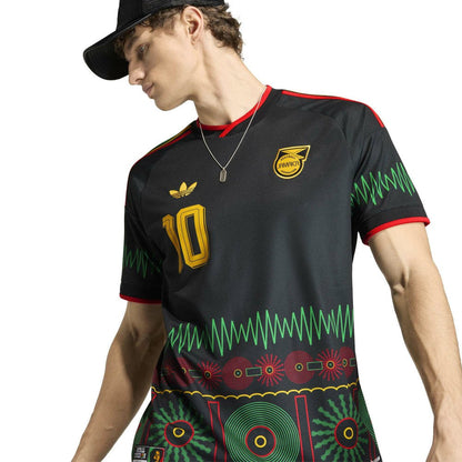 Bob Marley Jamaica National Team 2026 Away Replica Jersey - Black | Adidas online