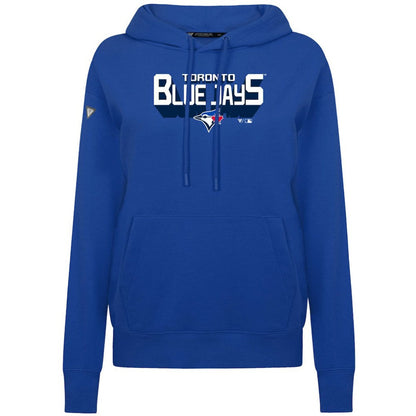 Toronto Blue Jays Levelwear Women's Adorn Retro 3D Pullover Hoodie - Royal