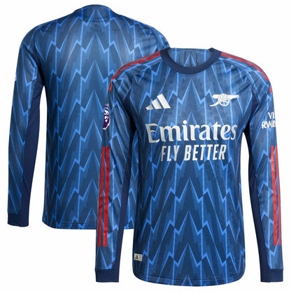 Arsenal 2025/26 Away Long Sleeve Jersey with Patch - Blue | Adidas for sale