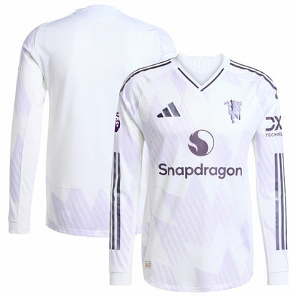 Manchester United 2025/26 Away Long Sleeve Jersey - White | Adidas online