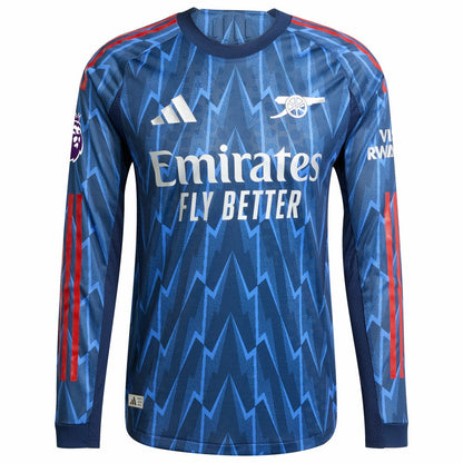 Arsenal 2025/26 Away Long Sleeve Custom Jersey - Blue | Adidas online