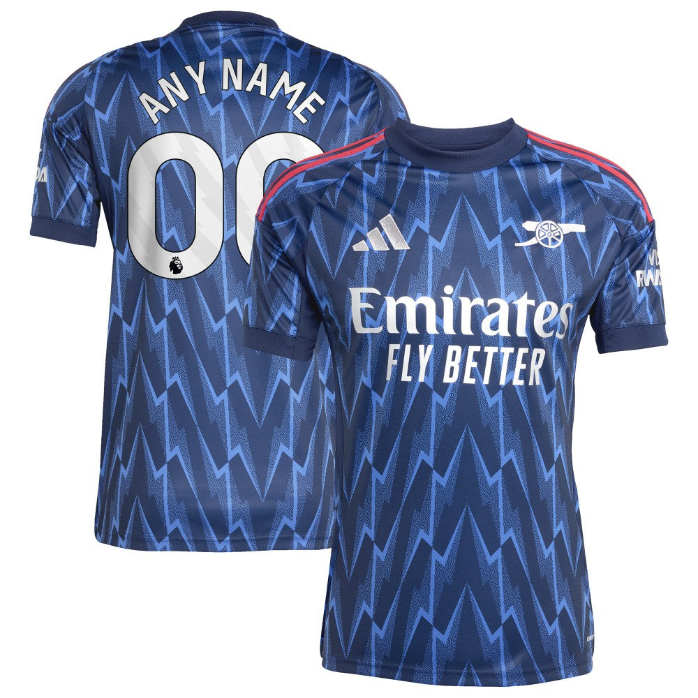Arsenal 2025/26 Away Replica Custom Jersey - Blue | Adidas shop