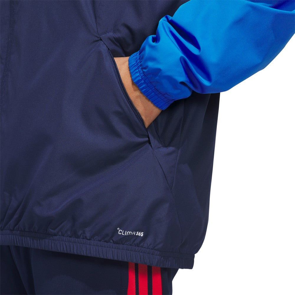 Colombia National Team FIFA x World Cup 2026 Tiro All Weather Full-Zip Jacket - Navy | Adidas on sale