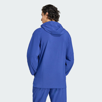 Italy National Team FIFA x World Cup 2026 Full-Zip Travel Windbreaker Jacket - Blue | Adidas on sale