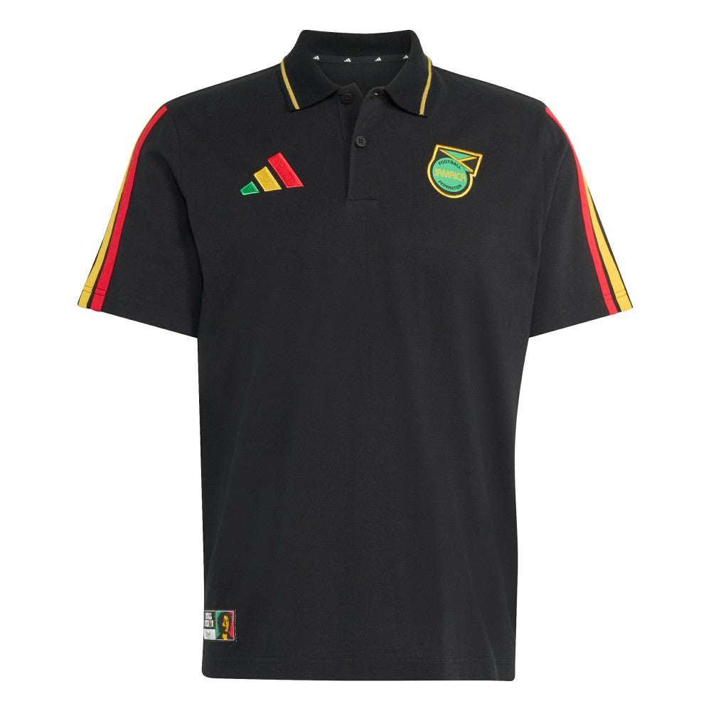 Jamaica National Team Alphaskin Polo - Black | Adidas discount