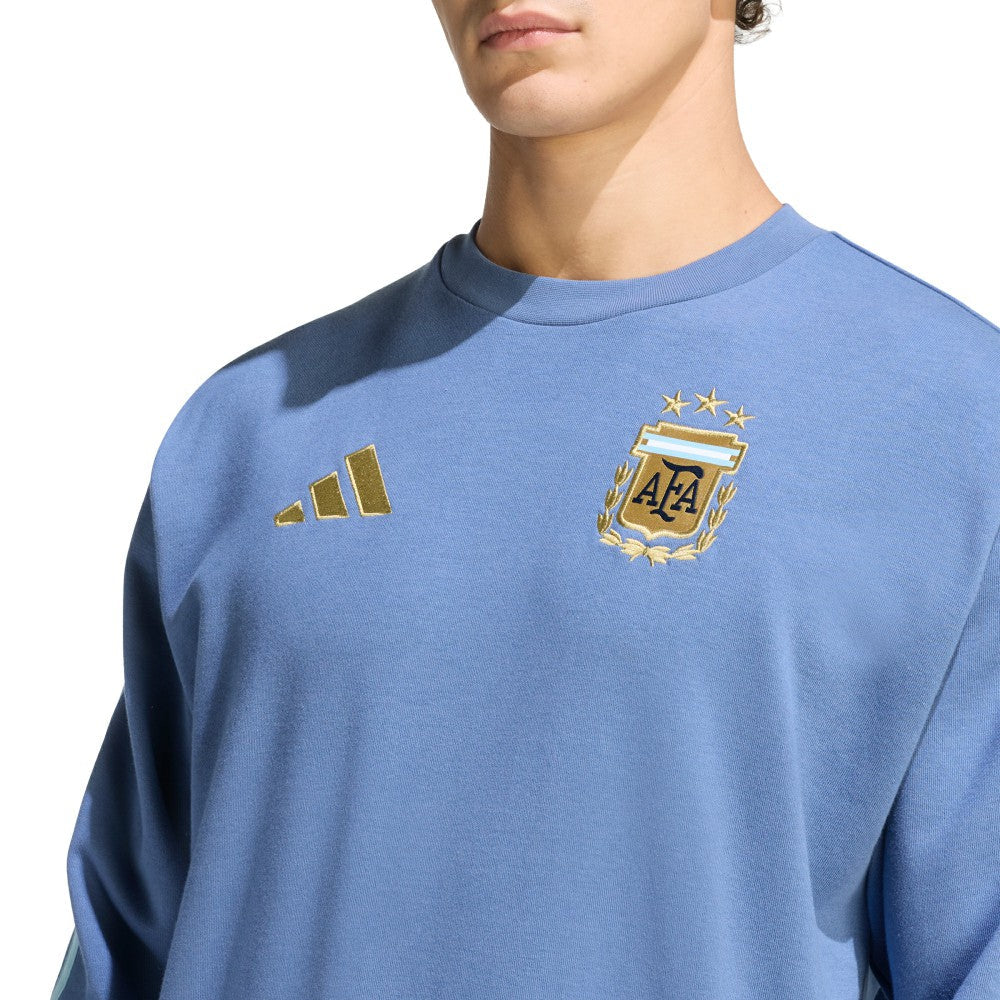 Argentina National Team FIFA x World Cup Alphaskin Crewneck Sweatshirt - Blue | Adidas outlet