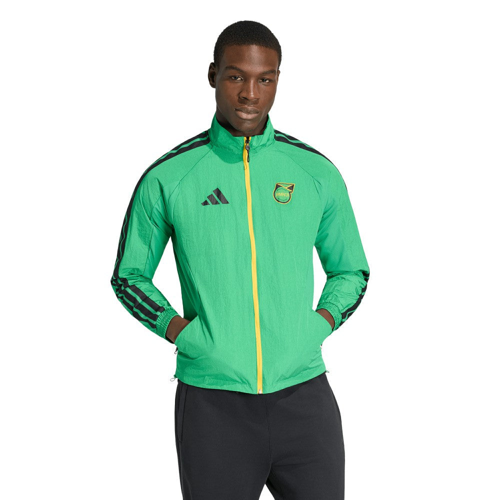 Jamaica National Team Anthem Full-Zip Jacket - Green | Adidas online