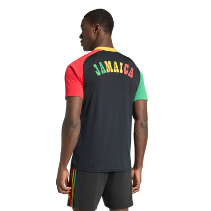 Jamaica National Team 2026 Pre-Match Training Jersey - Black | Adidas discount