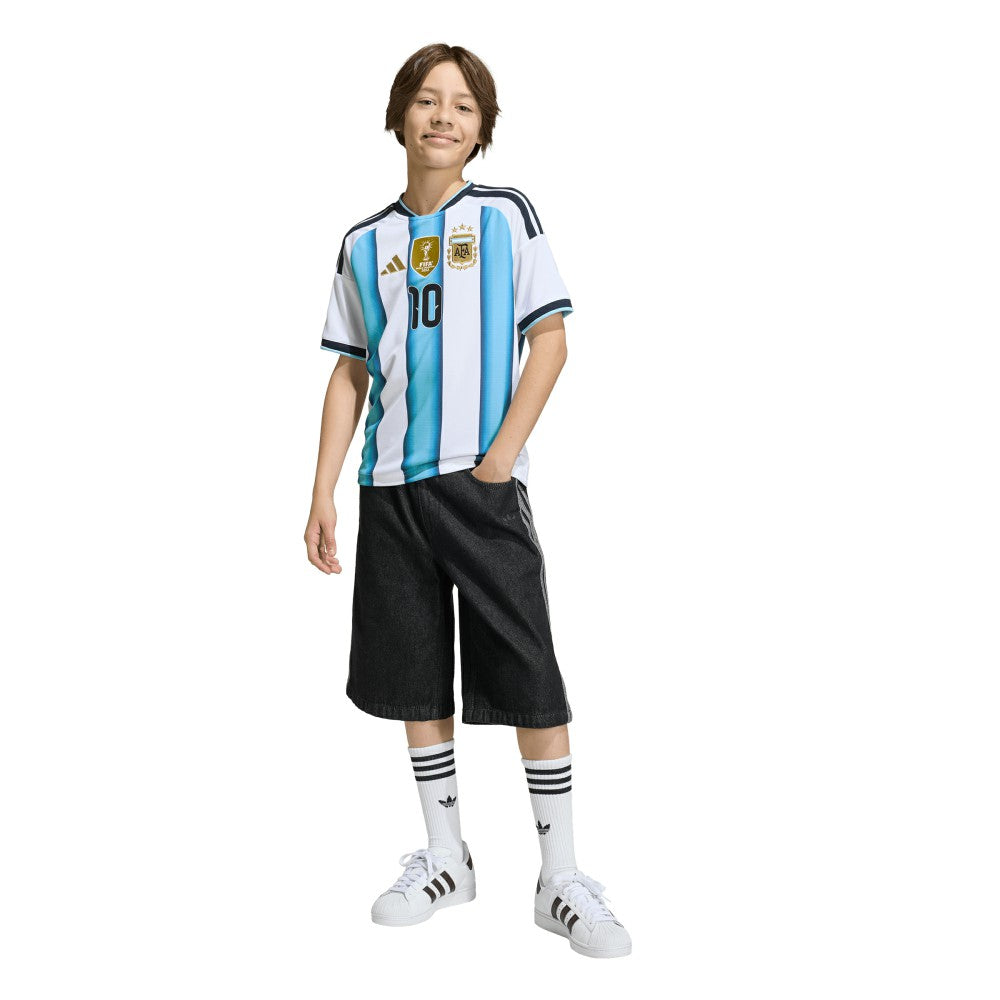 Lionel Messi Argentina National Team Youth FIFA x World Cup 2026 Home Replica Jersey - White | Adidas outlet