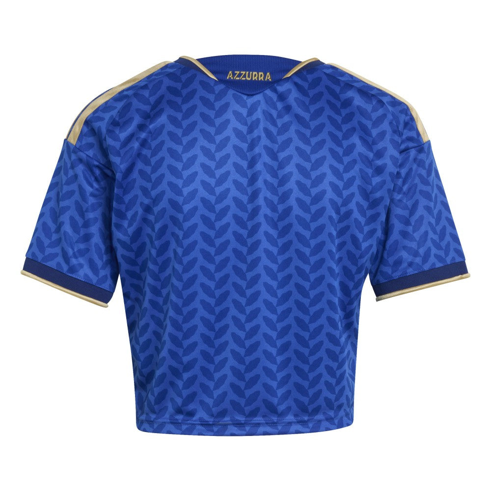 Italy National Team Women's FIFA x World Cup 2026 Home Cropped Replica Jersey - Royal | Adidas on sale