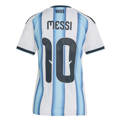 Lionel Messi Argentina National Team Women's FIFA x World Cup 2026 Home Replica Jersey - White | Adidas for sale
