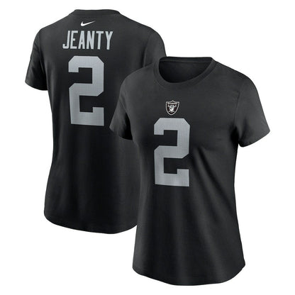 Ashton Jeanty Las Vegas Raiders Women's Name & Number T-Shirt - Black | Nike cheap