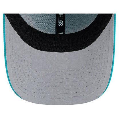 Miami Dolphins New Era Stripes 39THIRTY Flex Hat - Aqua for sale