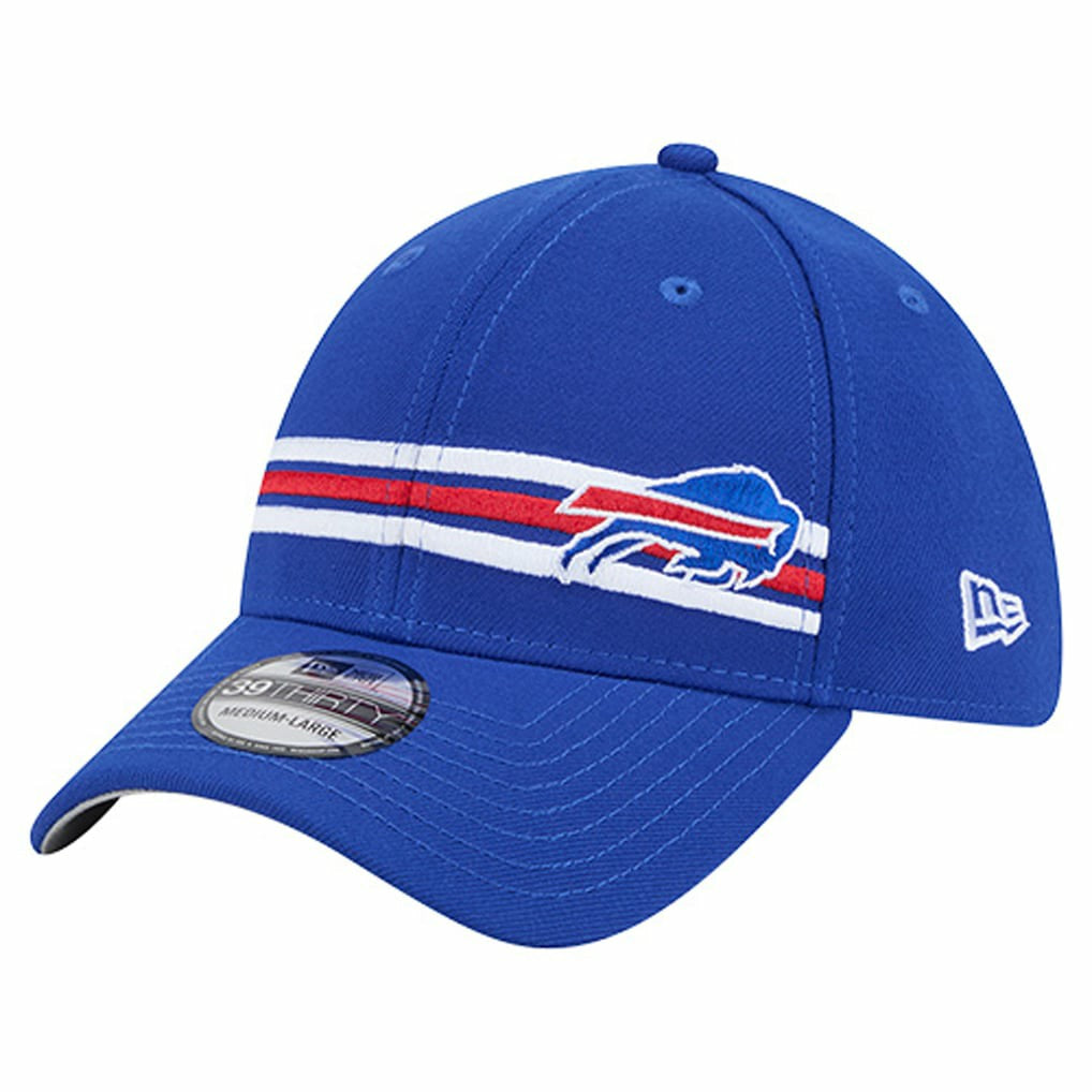 Buffalo Bills New Era Stripes 39THIRTY Flex Hat - Royal sale