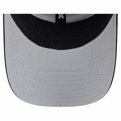 Pittsburgh Steelers New Era Stripes 39THIRTY Flex Hat - Black on sale