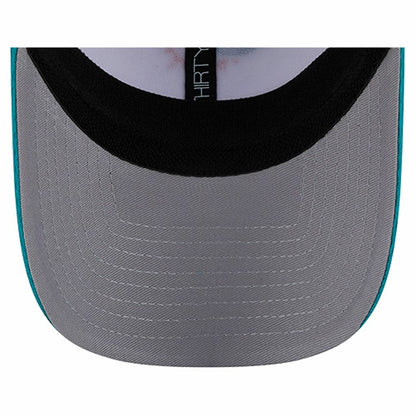 Miami Dolphins New Era Dashmark Rays 39THIRTY Flex Hat - White/Aqua for sale