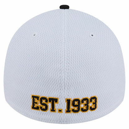 Pittsburgh Steelers New Era Dashmark Rays 39THIRTY Flex Hat - White/Black online