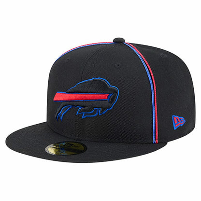 Buffalo Bills New Era Soutache 59FIFTY Fitted Hat - Black for sale