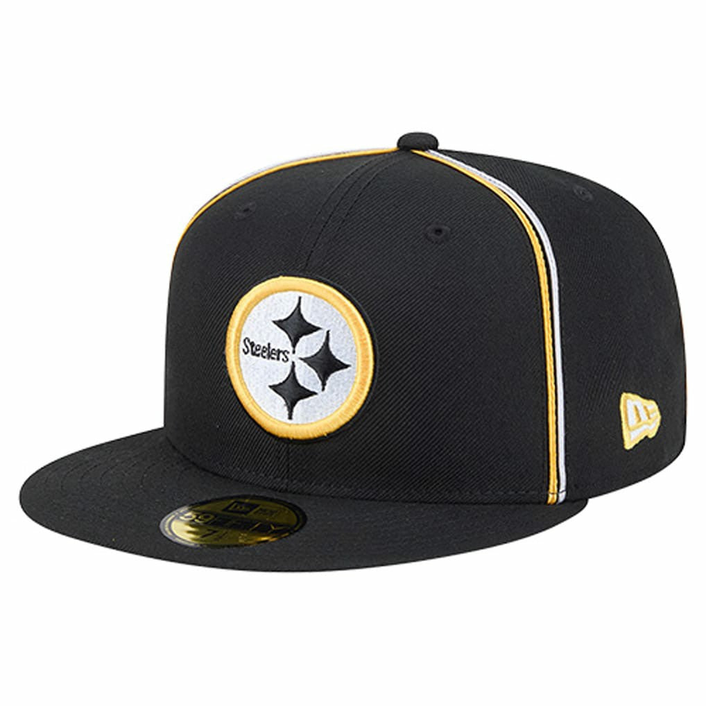 Pittsburgh Steelers New Era Soutache 59FIFTY Fitted Hat - Black sale