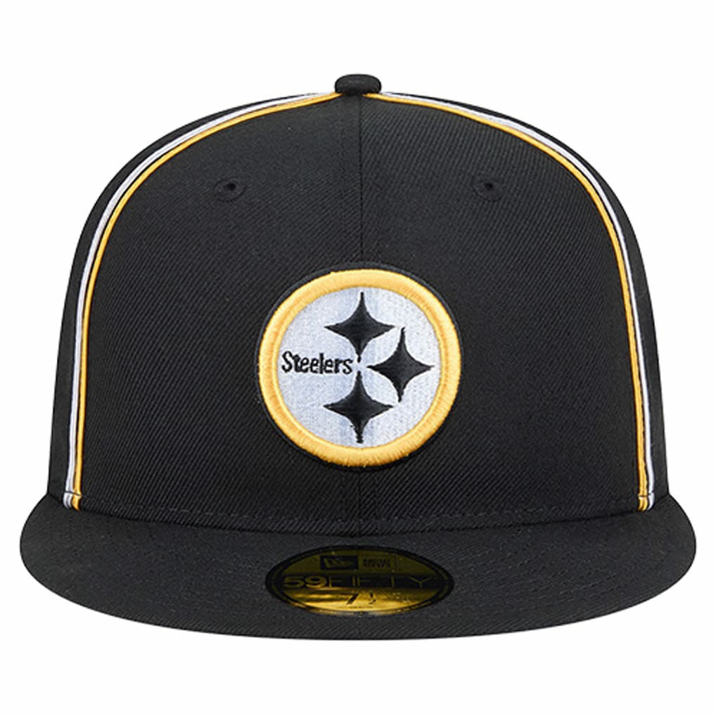 Pittsburgh Steelers New Era Soutache 59FIFTY Fitted Hat - Black sale