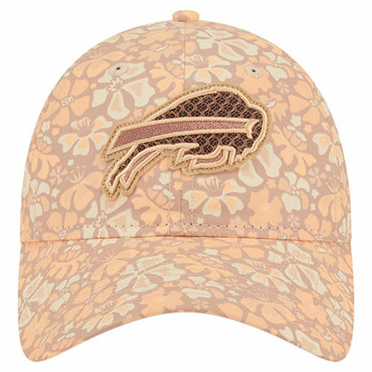 Buffalo Bills New Era Women's Floral 9TWENTY Adjustable Hat - Tan sale