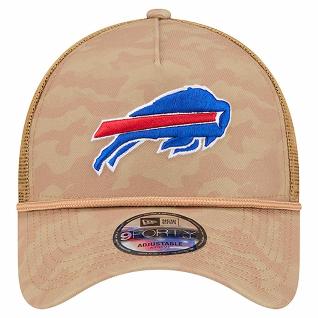 Buffalo Bills New Era Wheat Camo 9FORTY Adjustable Hat - Tan discount