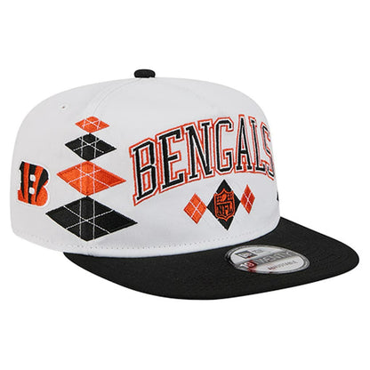 Cincinnati Bengals New Era Argyle 19TWENTY Adjustable Hat - White on sale