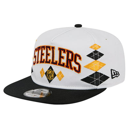 Pittsburgh Steelers New Era Argyle 19TWENTY Adjustable Hat - White cheap