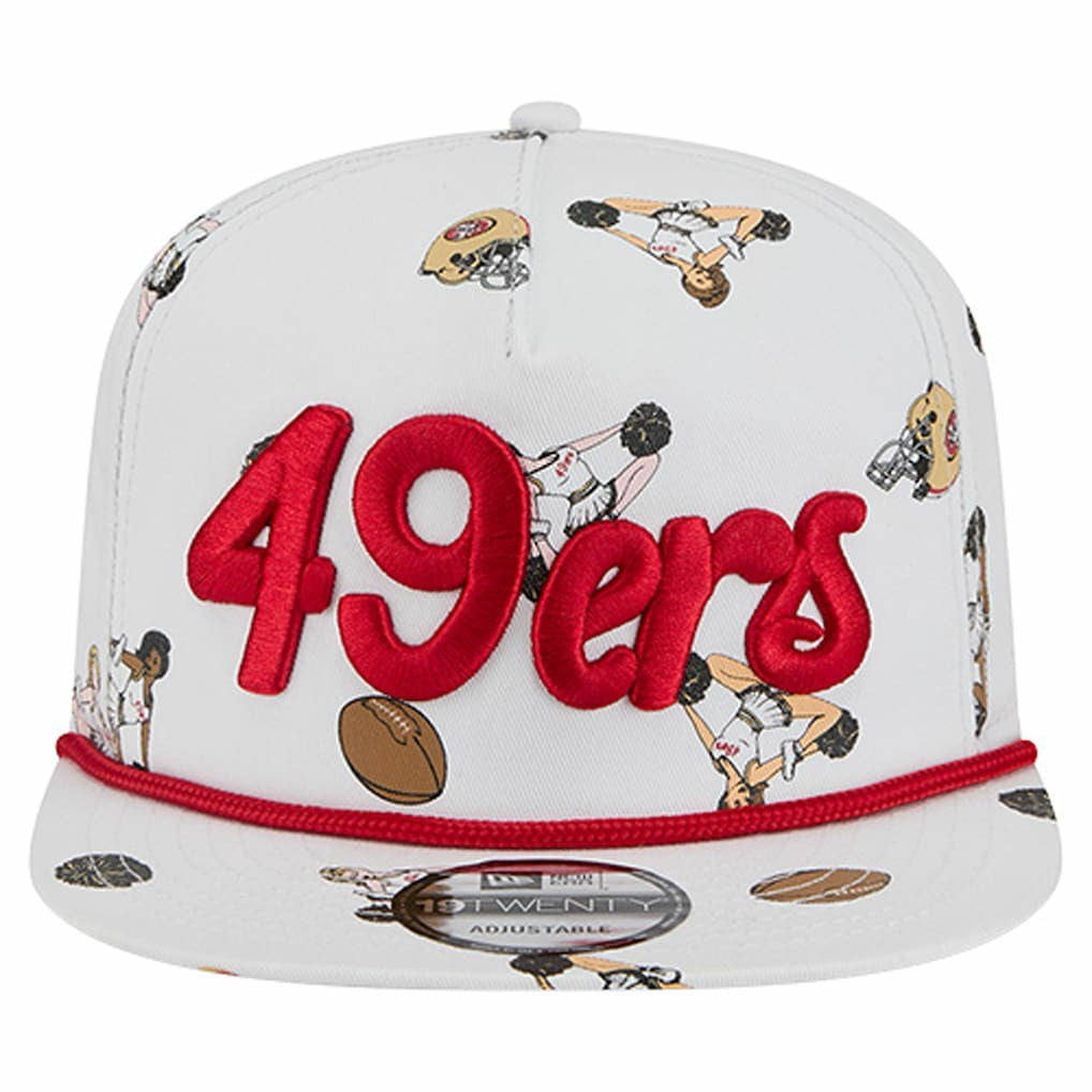 San Francisco 49ers New Era Team Cheer 19TWENTY Snapback Hat - White discount