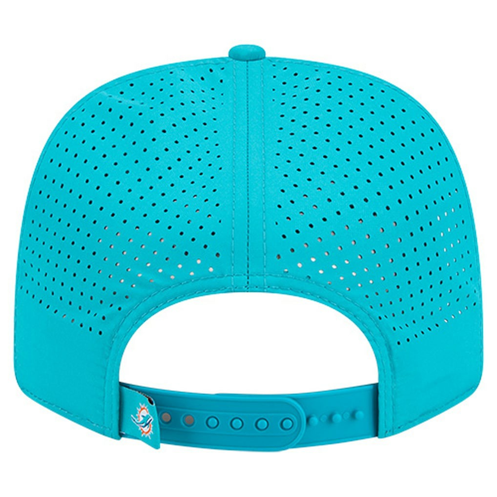 Miami Dolphins New Era Script 9SEVENTY Adjustable Hat - Aqua outlet
